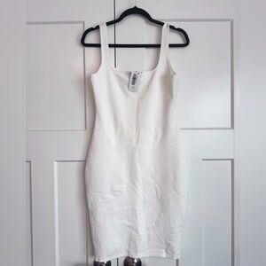 Forever 21 White Sleeveless Bodycon Dress NWT